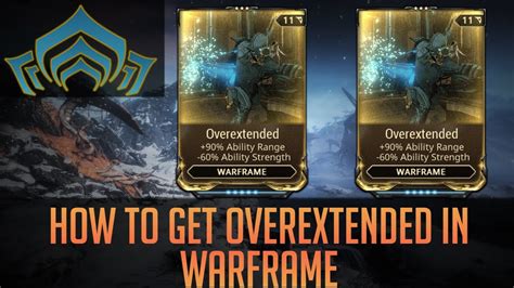 With Curative Undertow, he can heal a bit too. . Warframe overextended